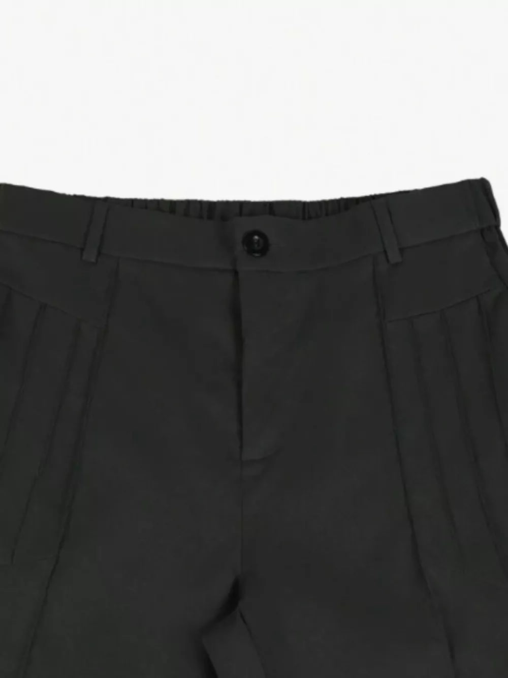 Men's Slim Fit Pleated Casual Pants Plus Size, back view