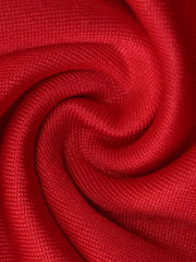 Red halter neck tie cami top fabric detail