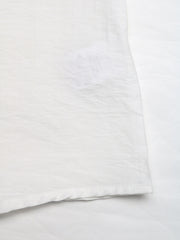 White maternity blouse with delicate lace trim detail