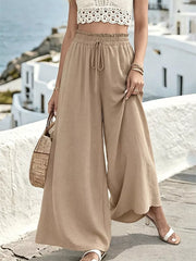 Relaxed Flow Pants With Drawstring Detail