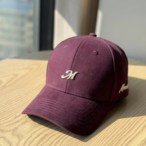 Embroidered Letter Baseball Cap, front view