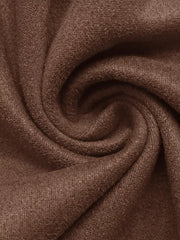 Suede-like Fit-and-flare Dress