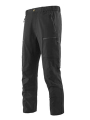 Men's Plus Size Outdoor Cargo Pants in Khaki, side view