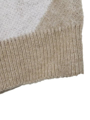 Button-down Ribbed Sweater in Khaki, product detail