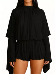 Ruched Pleated Two-piece Ensemble