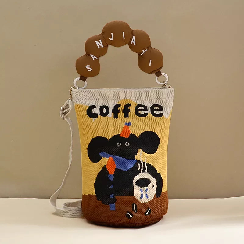 Cartoon Bucket Crossbody Bag, alternate angle