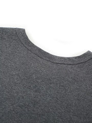 Crew-neck Short-sleeve Top in White, back view