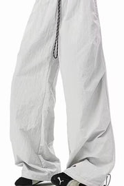 Men's gray loose-fit drawstring sweatpants with a casual, comfortable style.