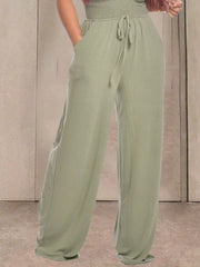 Effortless Strapless Smocked Jumpsuit