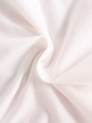 White cotton baby girls' underwear fabric detail