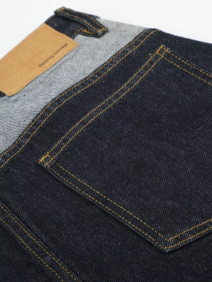Men's Button Fly Denim Capris, model styling view
