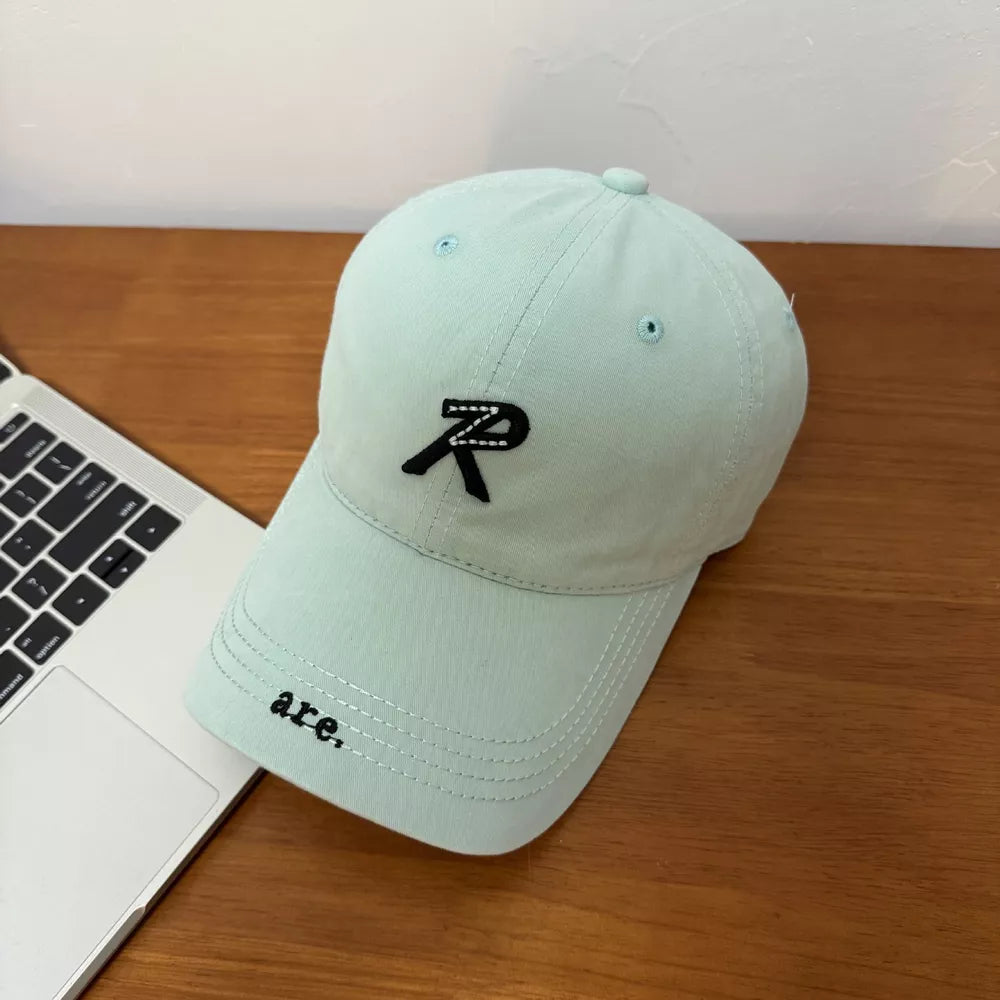Letter Embroidered Baseball Cap, fabric detail