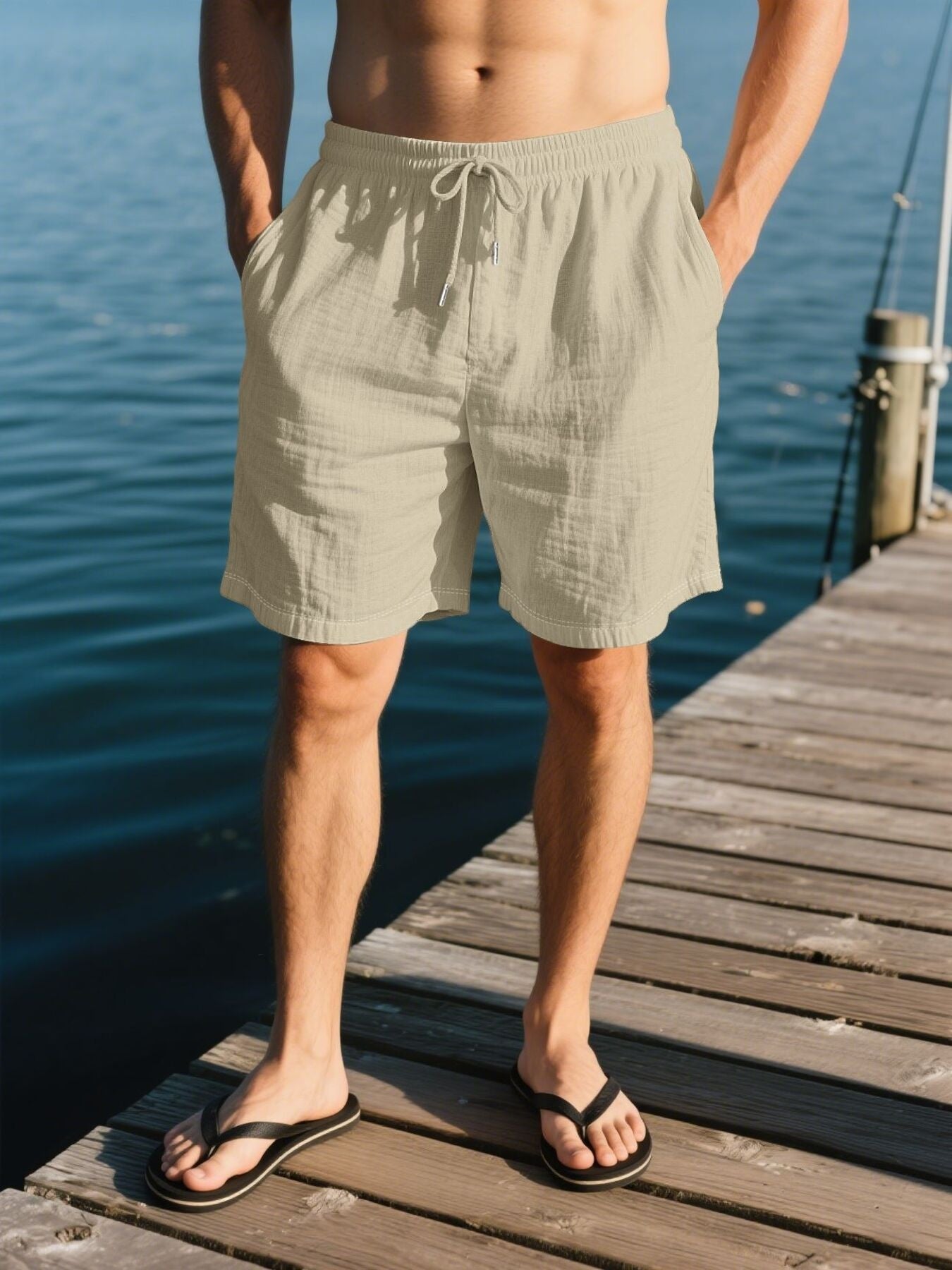 Comfort-driven Drawstring Shorts For Active Days