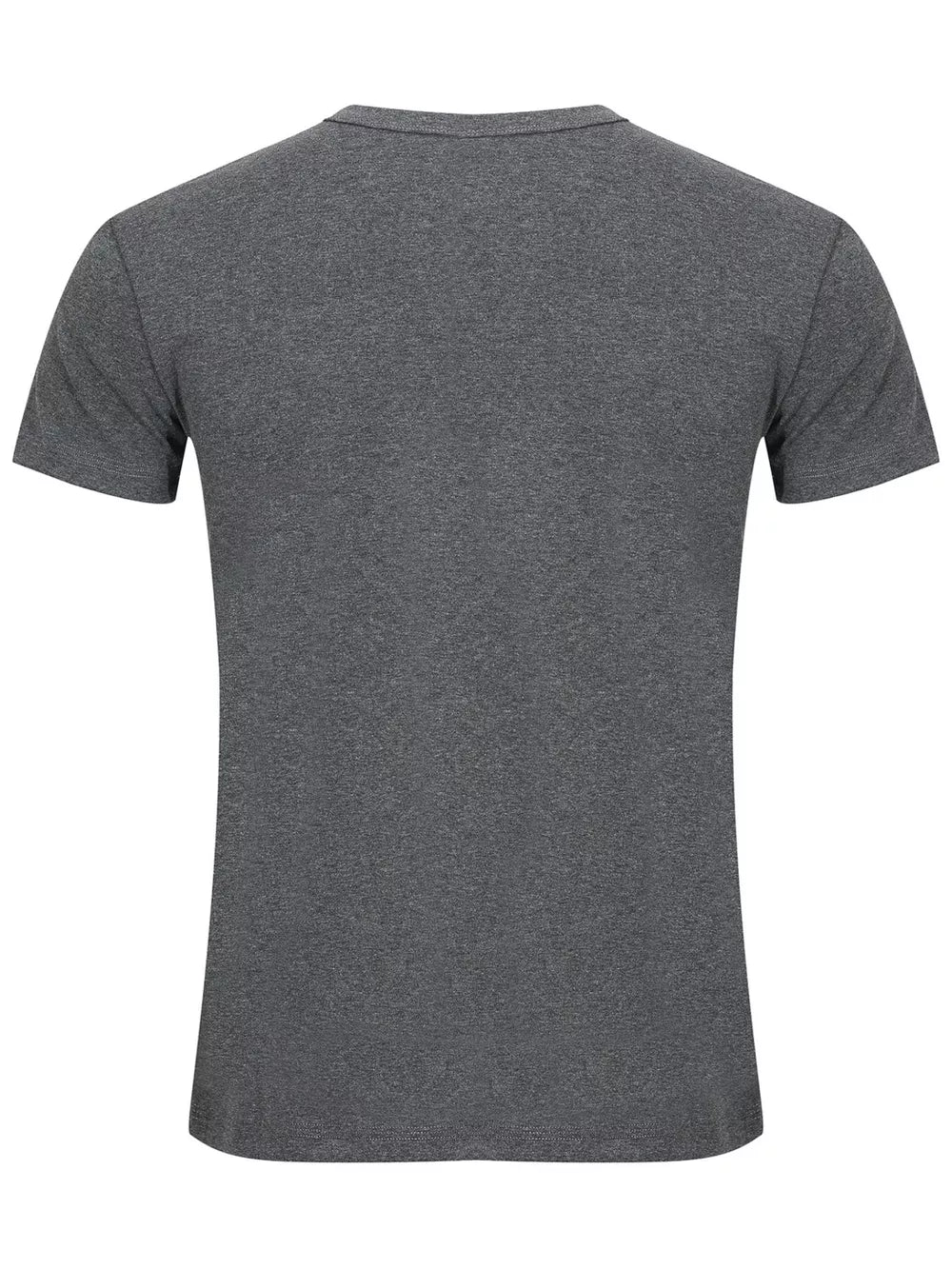 Crew-neck Short-sleeve Top in White, close-up detail