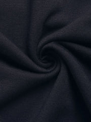 Navy palazzo pants with a textured fabric detail