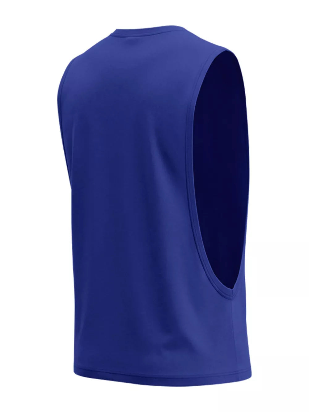 Men's Full Size Round Neck Tank Plus Size in Sage, back view
