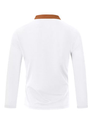 Men's Vintage Lace-up Long Sleeve Henley Plus Size, close-up detail
