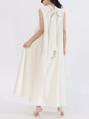 Embroidered Floral Maxi Dress With High Neck