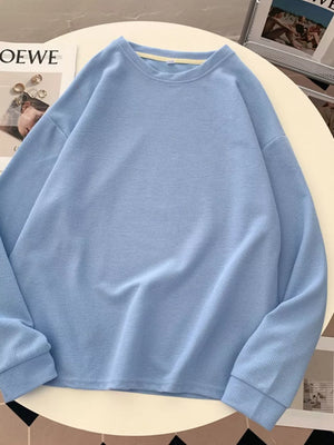 Crew Neck Long Sleeve Sweatshirt, front view
