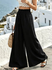 Relaxed Flow Pants With Drawstring Detail