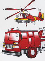 Rescue Vehicle Graphic Toddler T-shirt