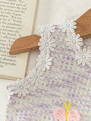 Children's Flower Sleeveless Top And Shorts Set, close-up detail