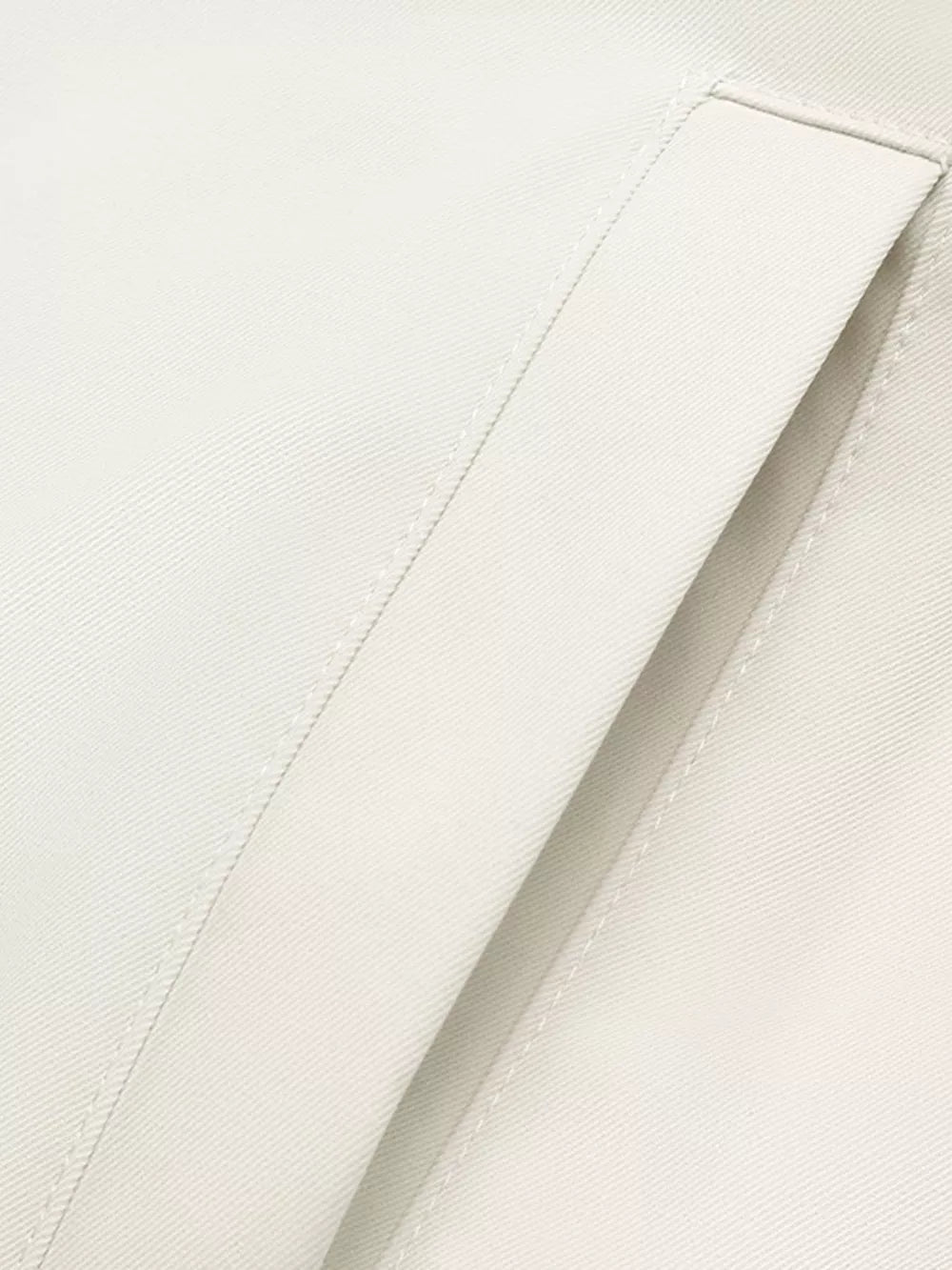 Cropped Faux Leather Jacket in White, view 12
