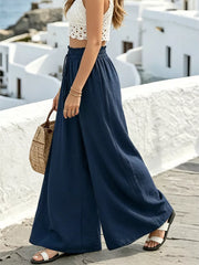 Relaxed Flow Pants With Drawstring Detail