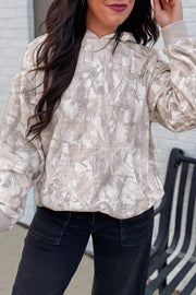 cream pullover hoodie with hip-length and pullover