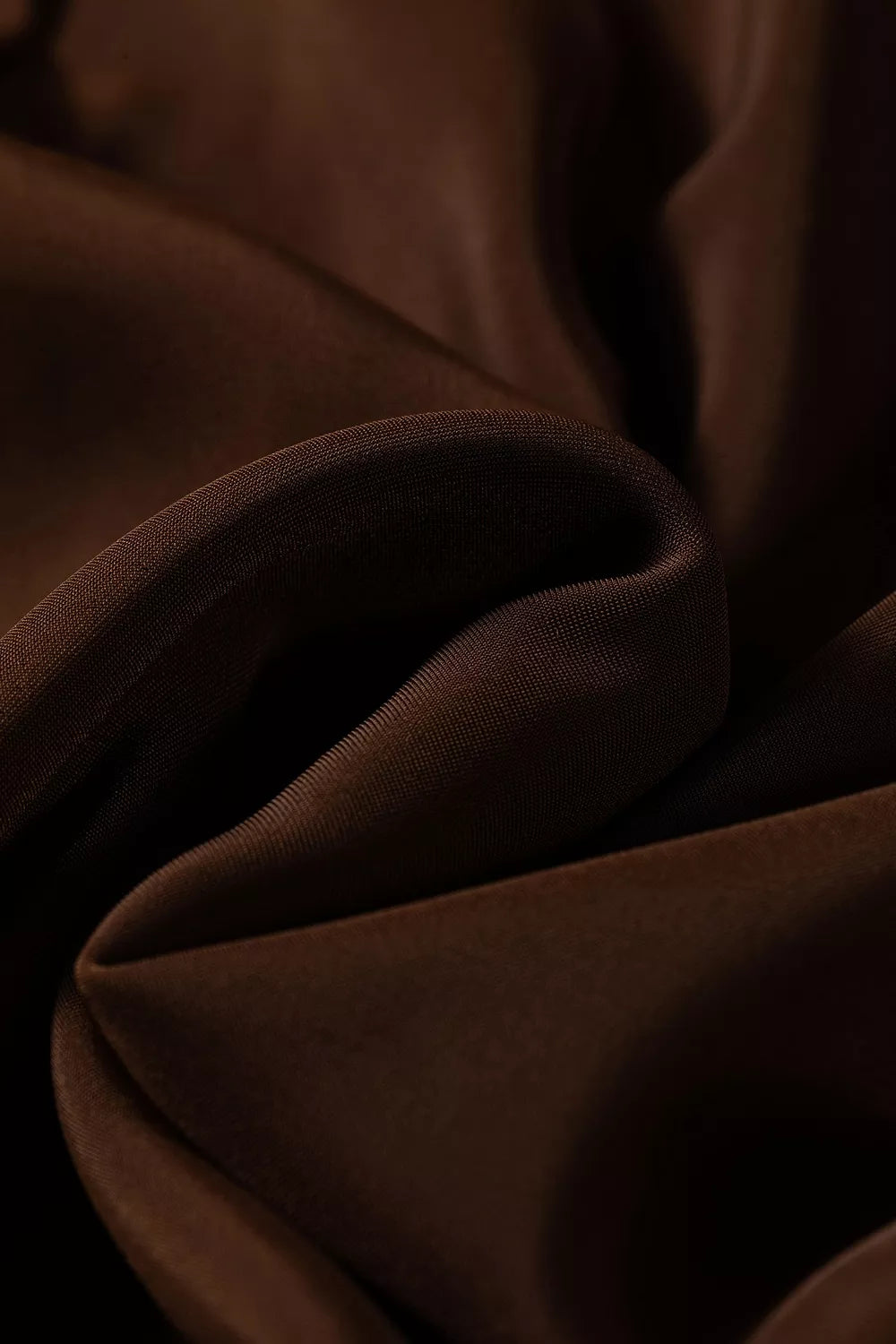 Multi Button Tab Long Sleeve Casual Shirt in dark brown