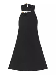 white maxi dress with ruched and sleeveless