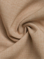 Beige linen-look fabric with a subtle woven texture, draped and folded.