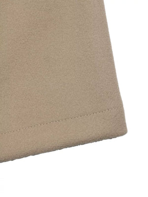 Elegant Button-down Vest Coat in Khaki, view 12