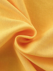 Yellow cotton t-shirt fabric detail