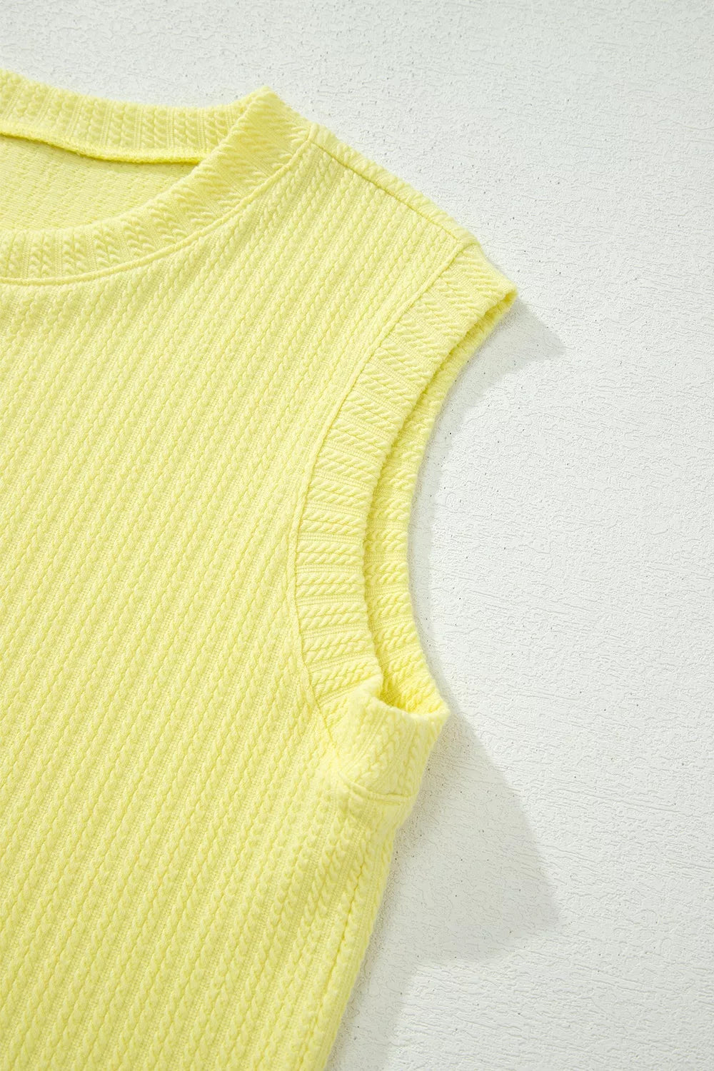 Ribbed Knit Tank And Shorts Set, product detail