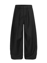 Men's Wide Leg Pleated Pants, alternate angle