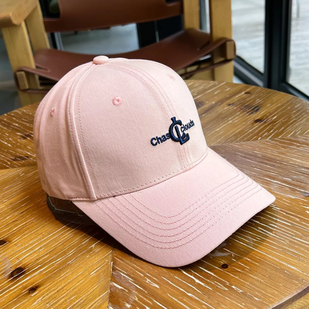 Embroidered Cotton Baseball Cap With Charm