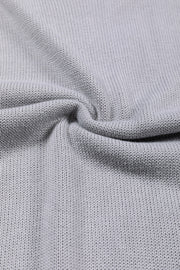 Chic Contrast Cozy Sweater in Dust Storm acrylic knit with subtle texture detail.