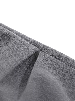 Men's Wide Leg Capris in Black, fabric detail