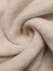 Tied Surplice Long Sleeve Sweater, editorial view