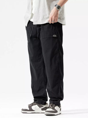 Men's Casual Cargo Pants Plus Size, model styling view