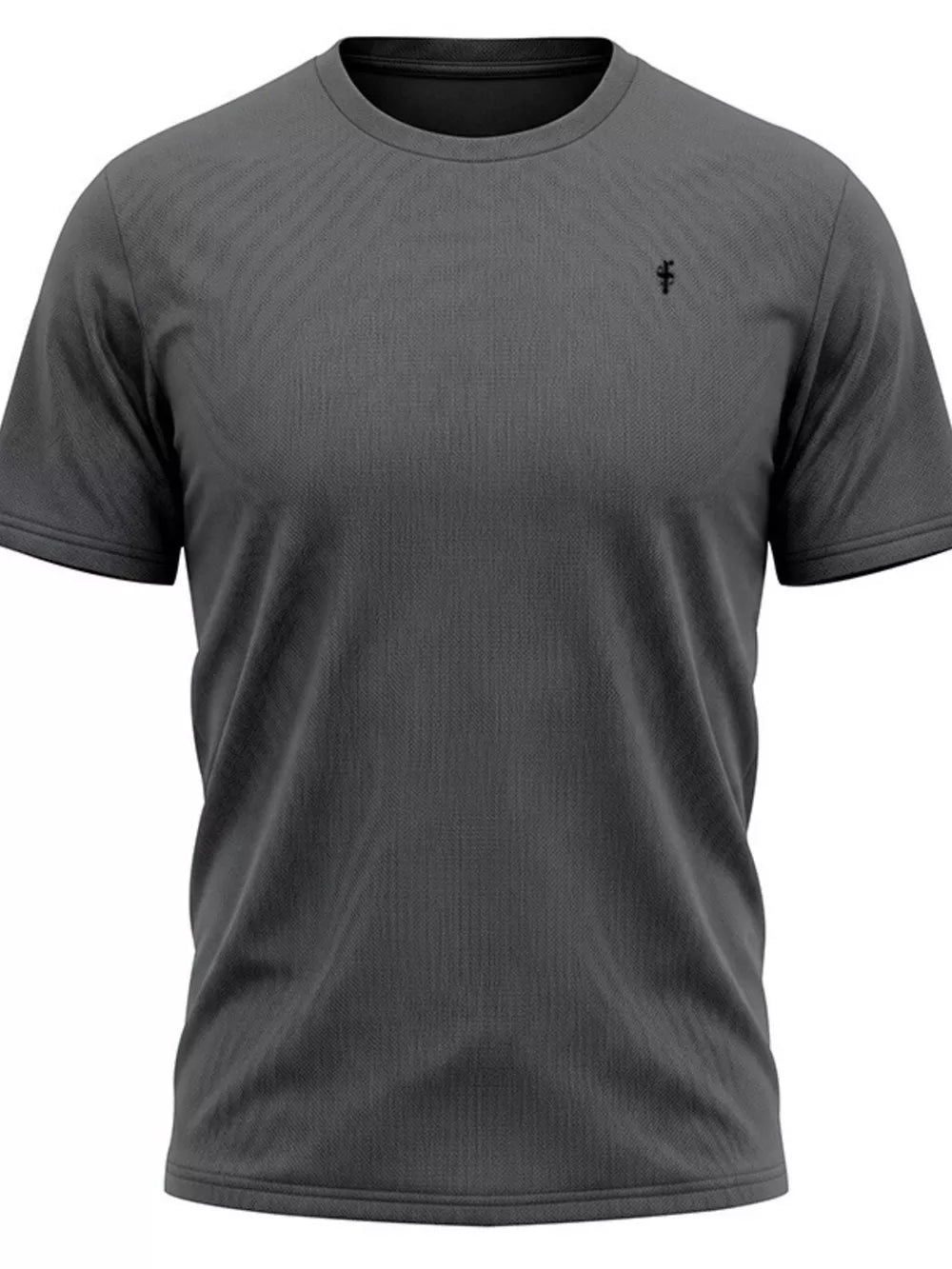 Men's Classic Fit Crew Neck T-shirt Plus Size in Black, product detail