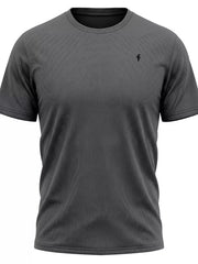 Men's Classic Fit Crew Neck T-shirt Plus Size in Black, product detail