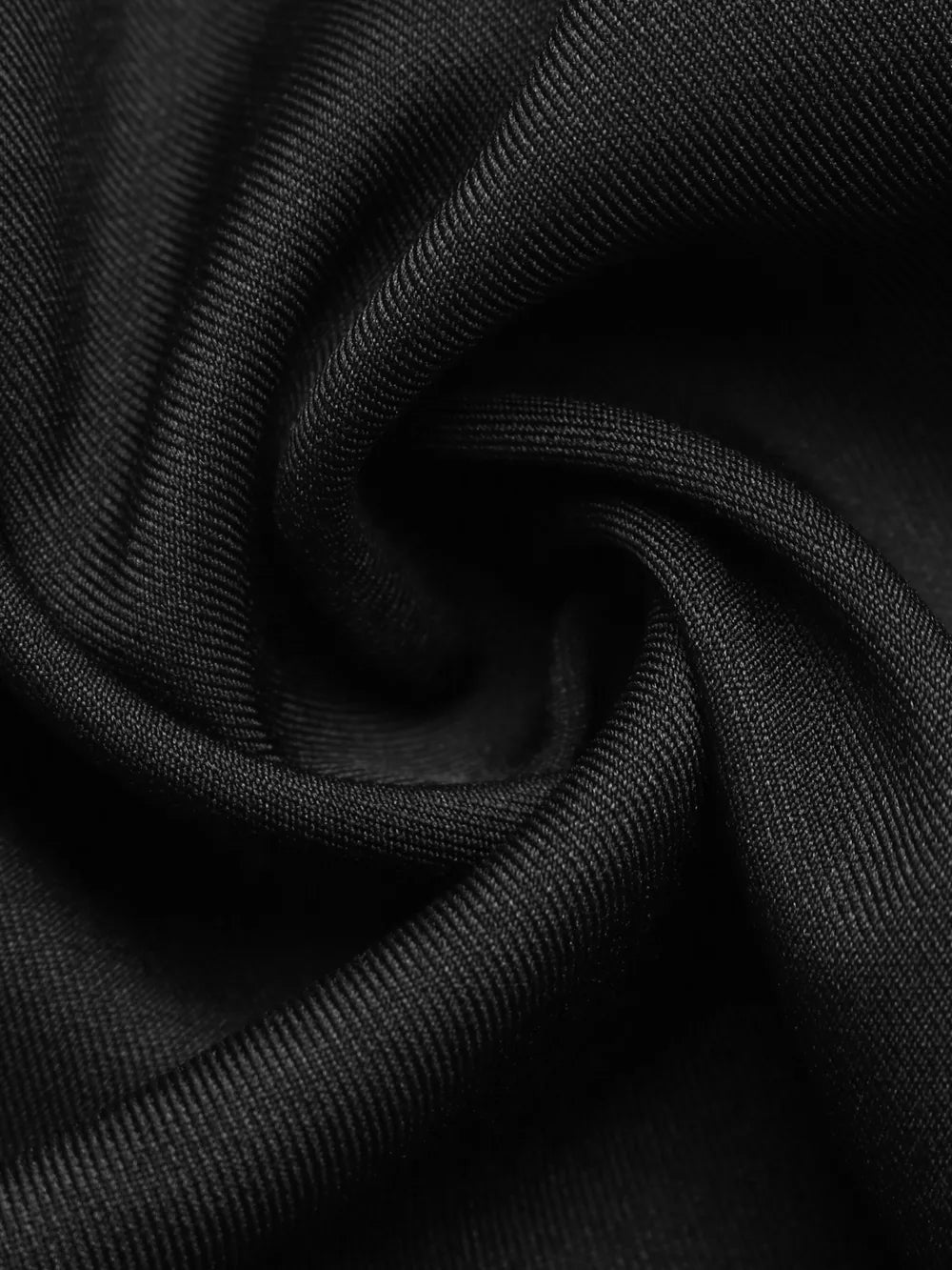 Contrast Trim Flare Sleeve Blouse in Black, product detail