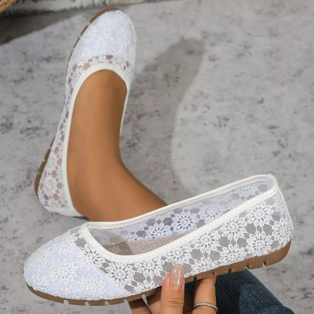 Round Toe Slip-ons, model styling view