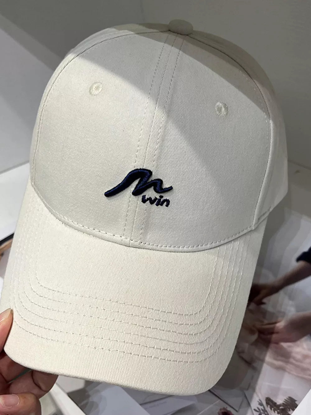 Embroidered Causal Baseball Cap, back view