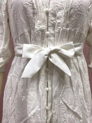 Charming Ruffled Hem Tie-waist Dress