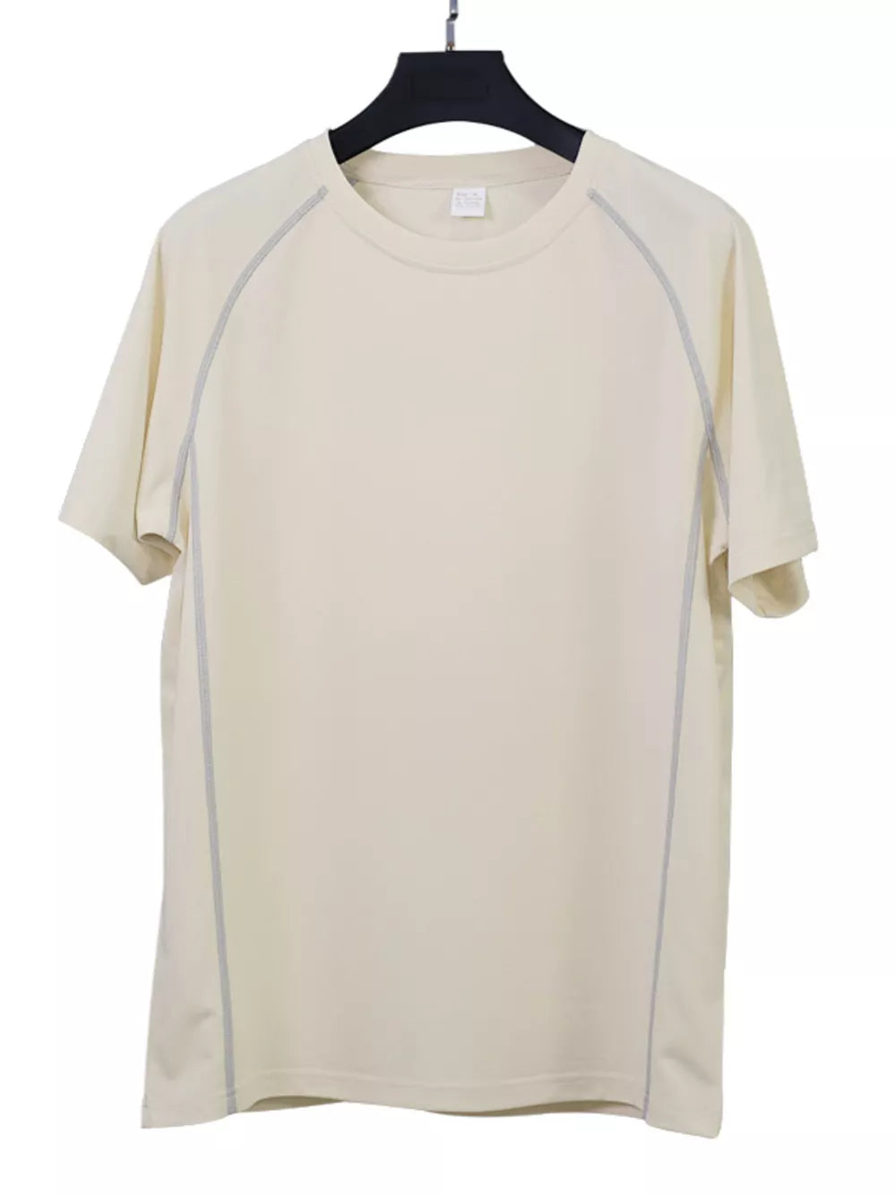 Men's Casual Short Sleeve T-shirt And Shorts Set in Black, side view