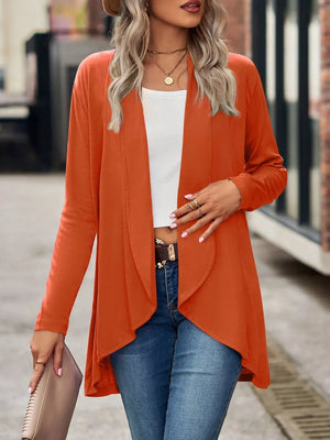 Army Green cardigan with not lined and long sleeve