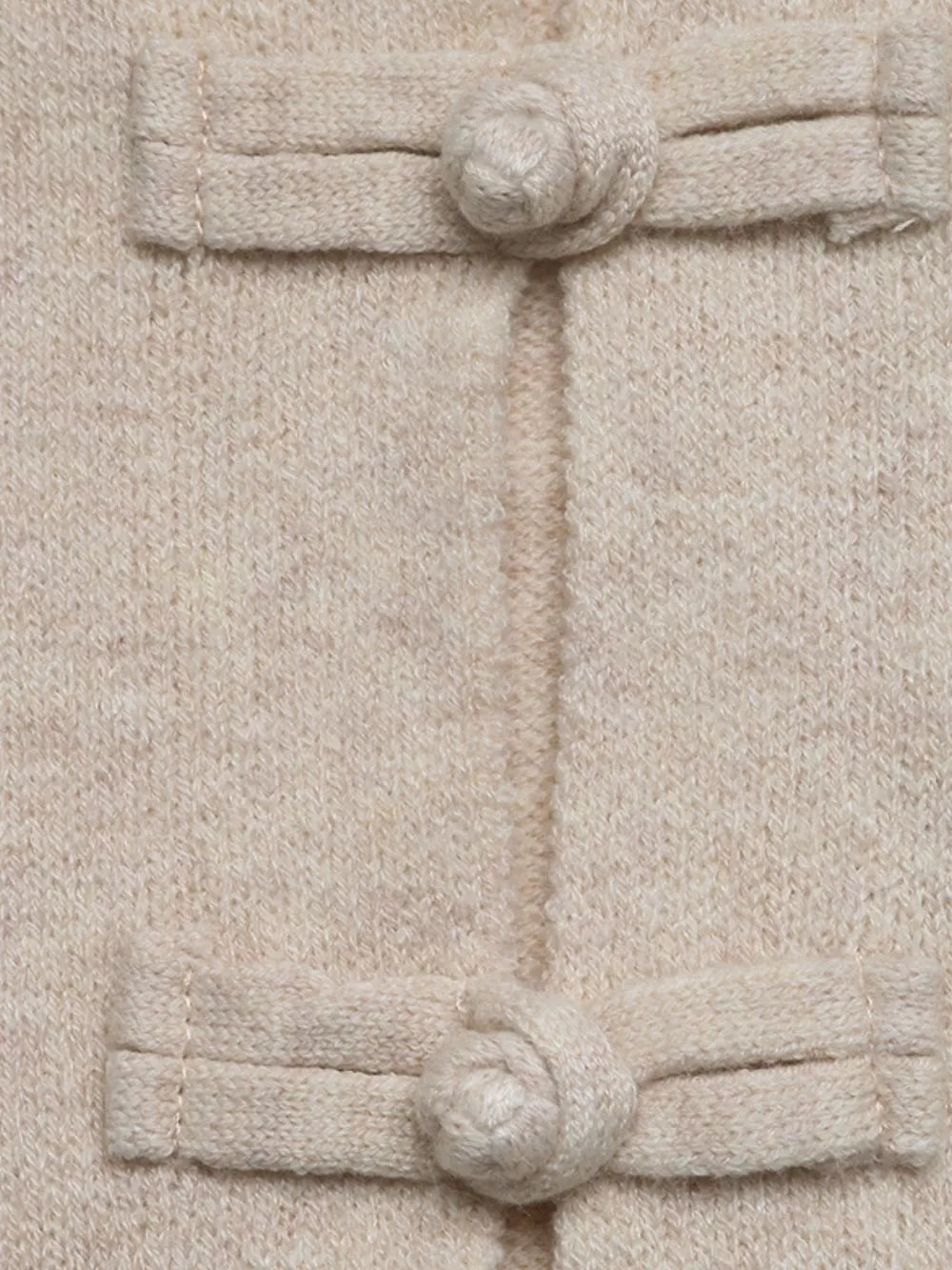 Button-down Long-sleeve Top in Apricot, editorial view